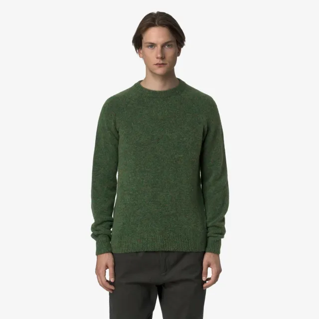 K-Way Renoult pulover barbati verde merinos