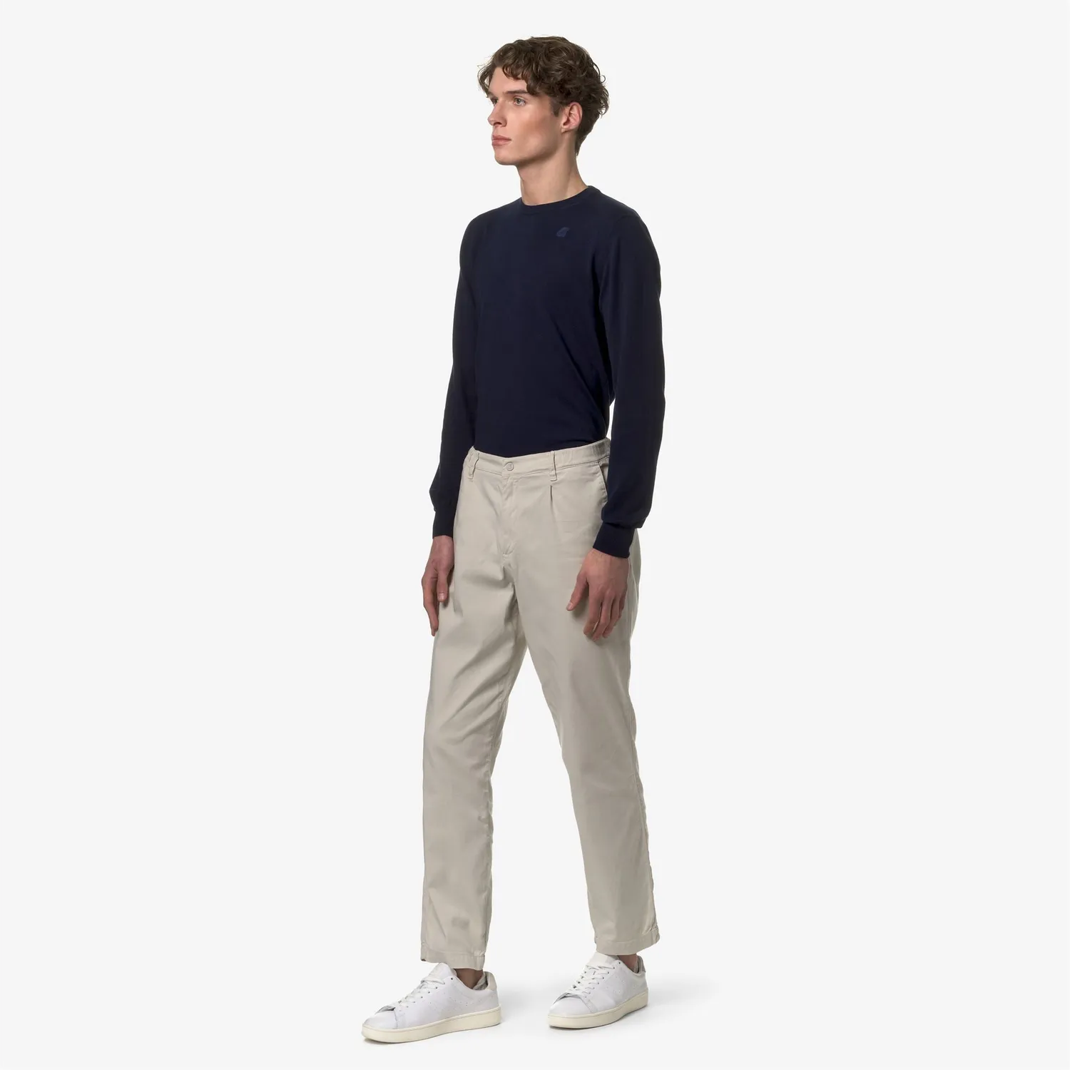 K-Way Bran K2125DW pantaloni chino bej deschis stretch