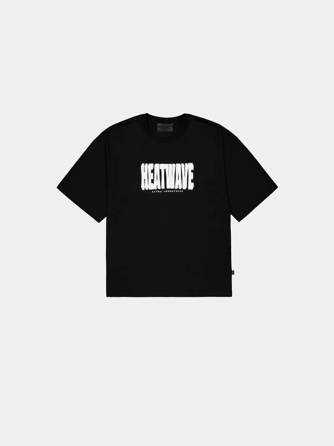Alpha Industries Heatwave tricou bumbac alb negru