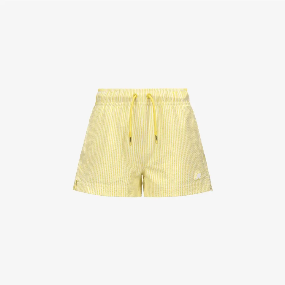 K-Way Hazel Stripes Beach sort inot baieti alb-verde
