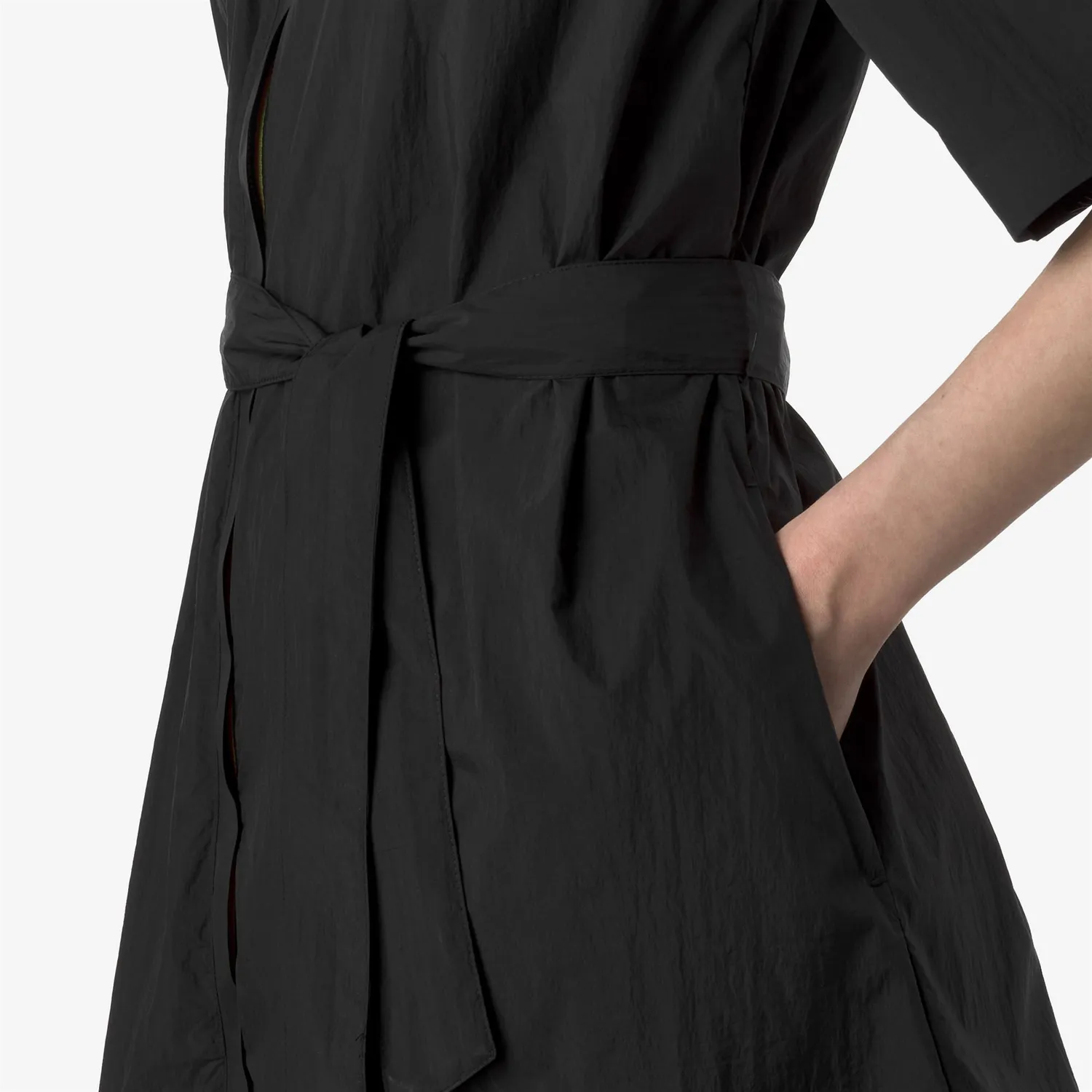 K-Way Lizy geaca dama negru impermeabil 3/4