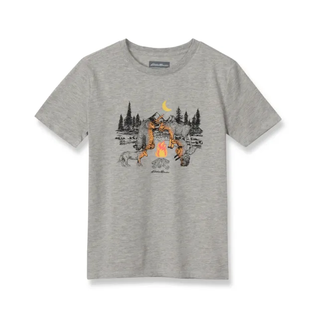 Eddie Bauer Boys Graphic T-Shirt tricou gri XXS