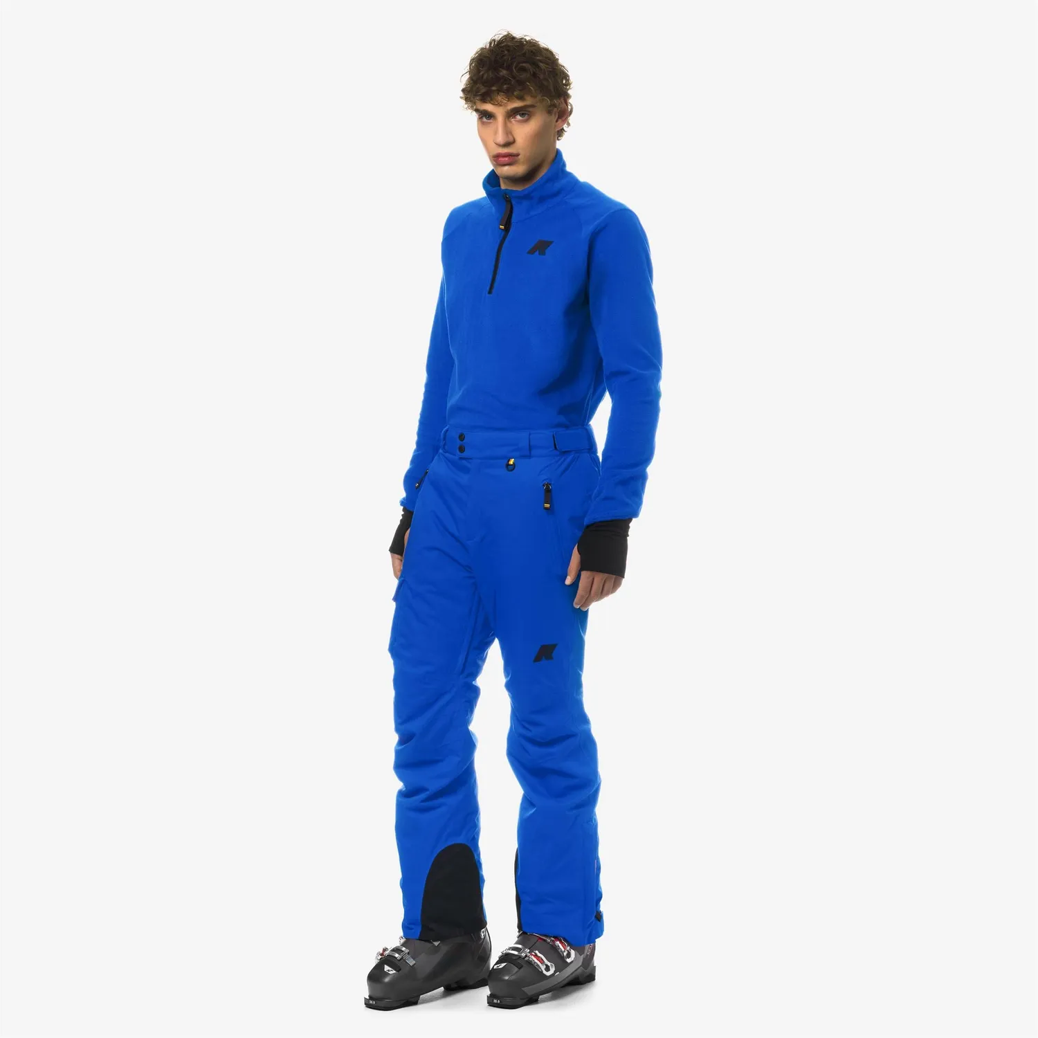 K-Way Avrieux Micro Twill 2 Layers pantaloni bărbați Blue Royal Marine