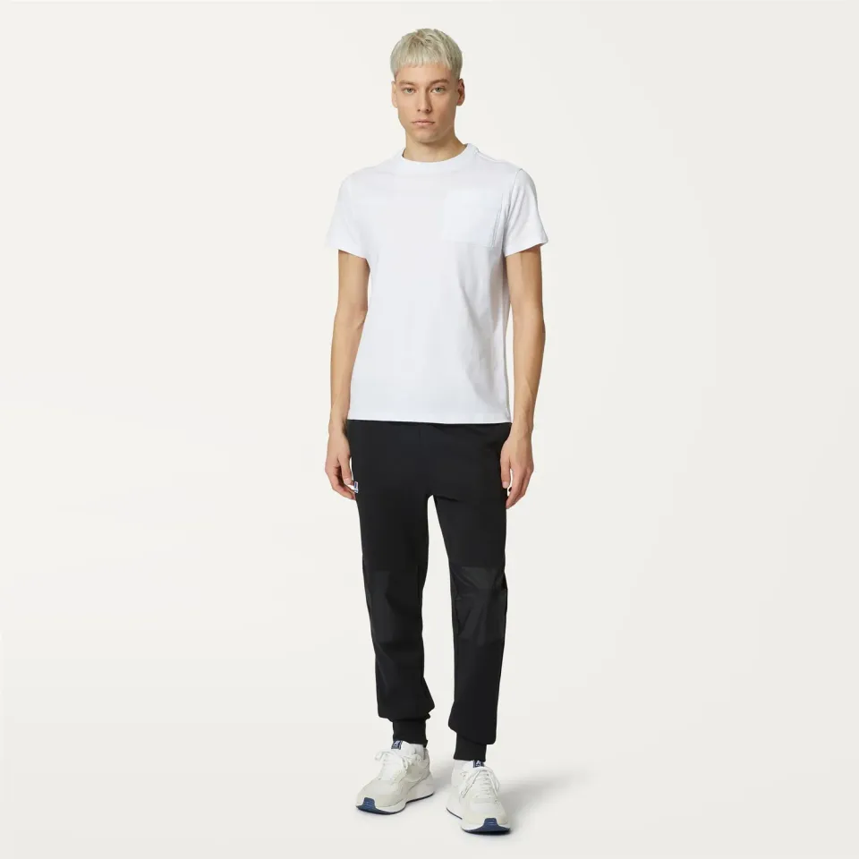 K-Way Le Vrai Bishev pantaloni sport negri bumbac