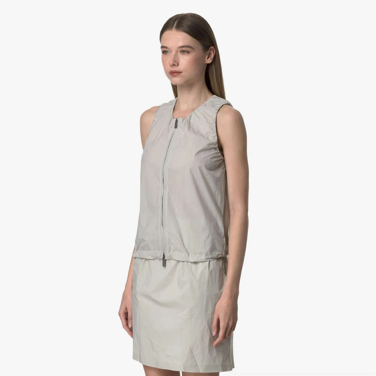 K-Way Alize top dama bej K2135EW fara maneci cu UV