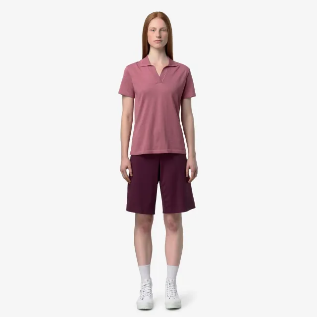 K-Way Mazardy polo dama violet bumbac