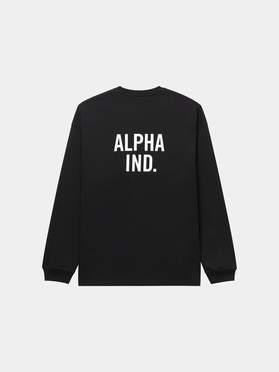 Alpha Industries UNFRM Pocket tricou negru maneca lunga