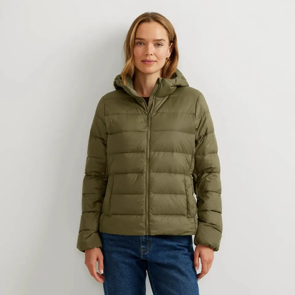 Eddie Bauer CirrusLite Down Hoodie geaca puf dama Alder calduroasa