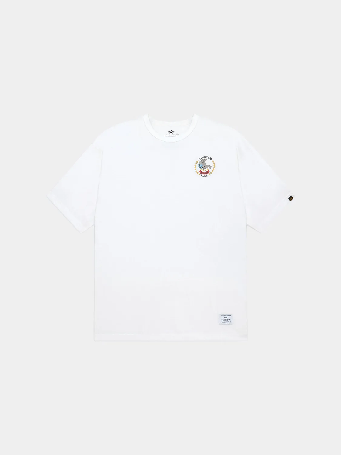 Alpha Industries Alpha Seal Relaxed Tee tricou alb bumbac
