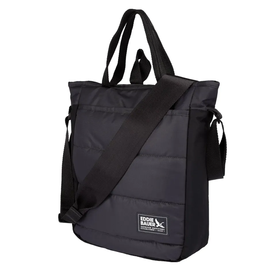 Eddie Bauer Ripstop Puffer Geanta Tote Carbon