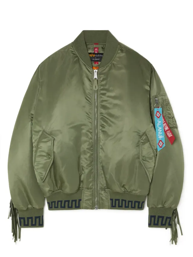 Alpha Industries Alanui MA-1 geaca bomber sage