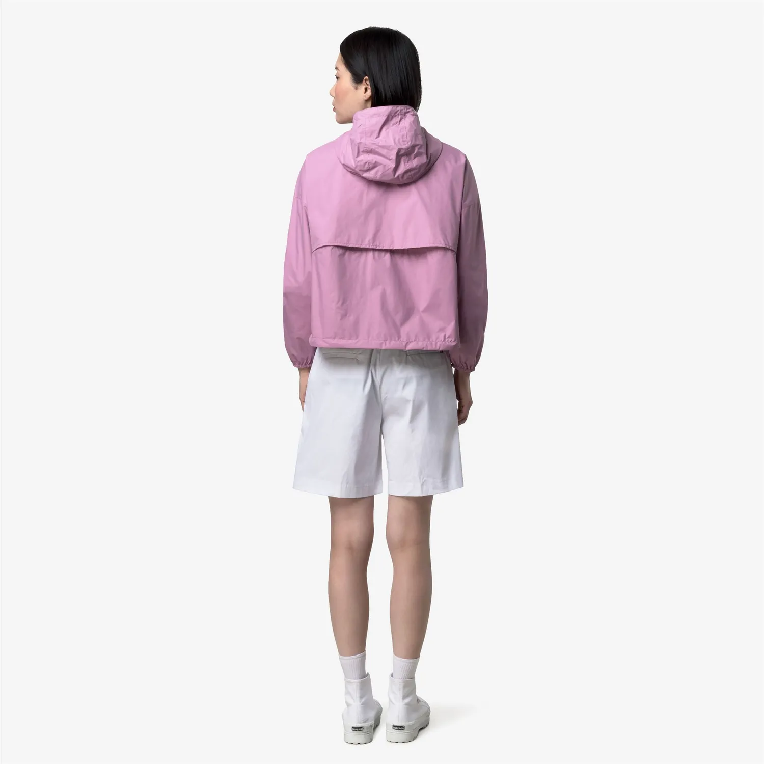 K-Way Laurette Plus.2 Double geacă scurtă damă violet reversibilă