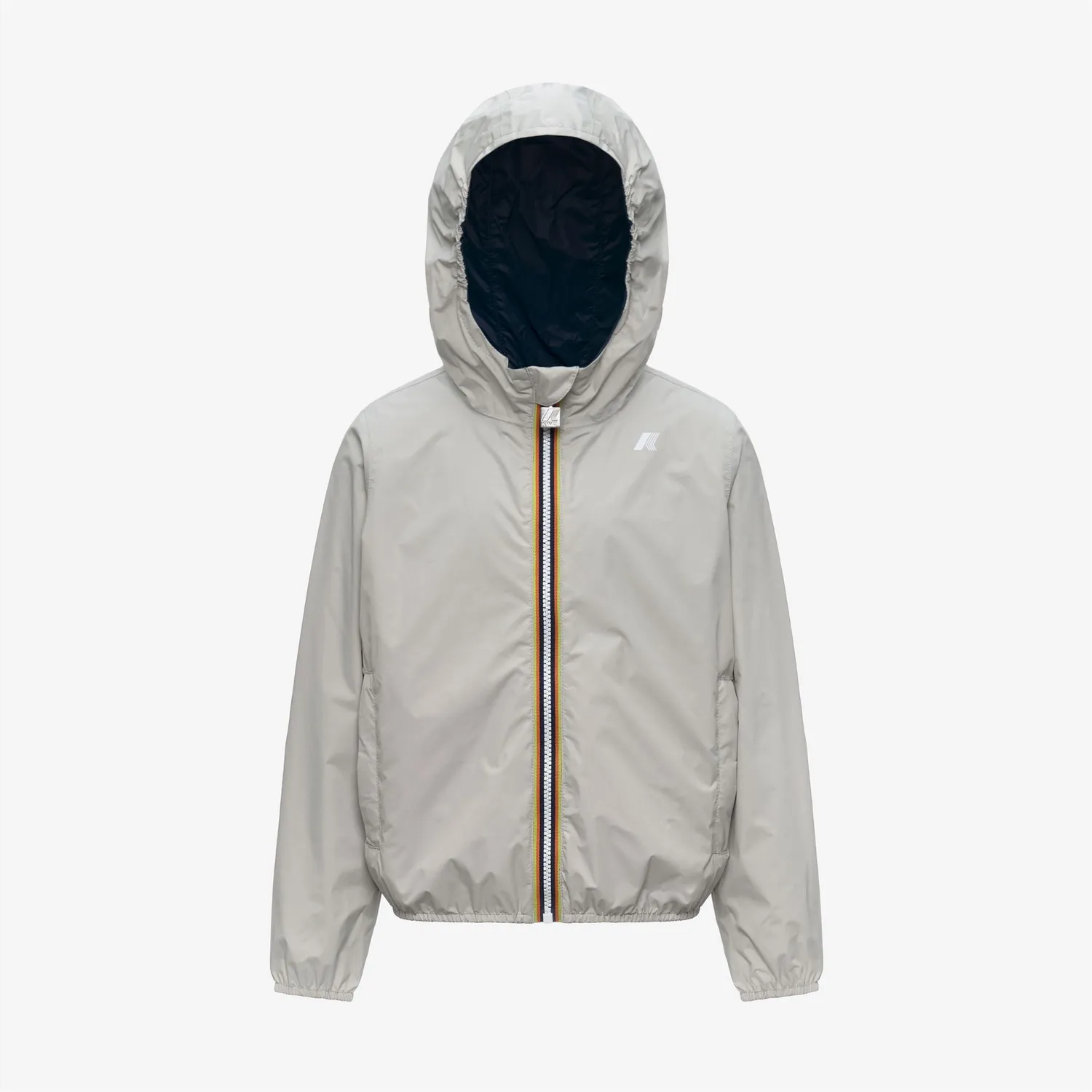 K-Way Jake Plus.2 Double geaca scurta baieti bej reversibila