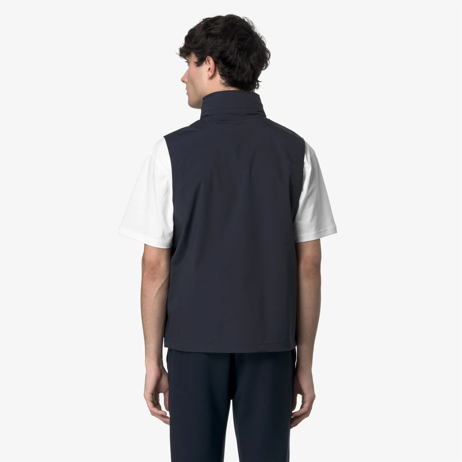 K-Way Valen Stretch Nylon Jersey vesta barbati albastru impermeabila