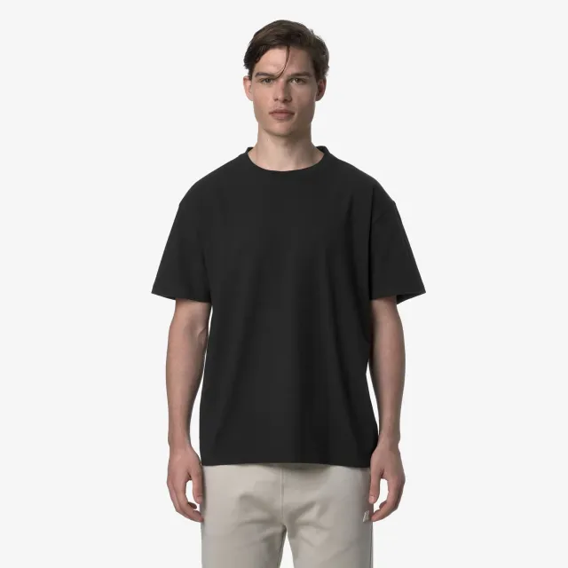 K-Way Fantome Ice Cotton tricou barbati negru bumbac
