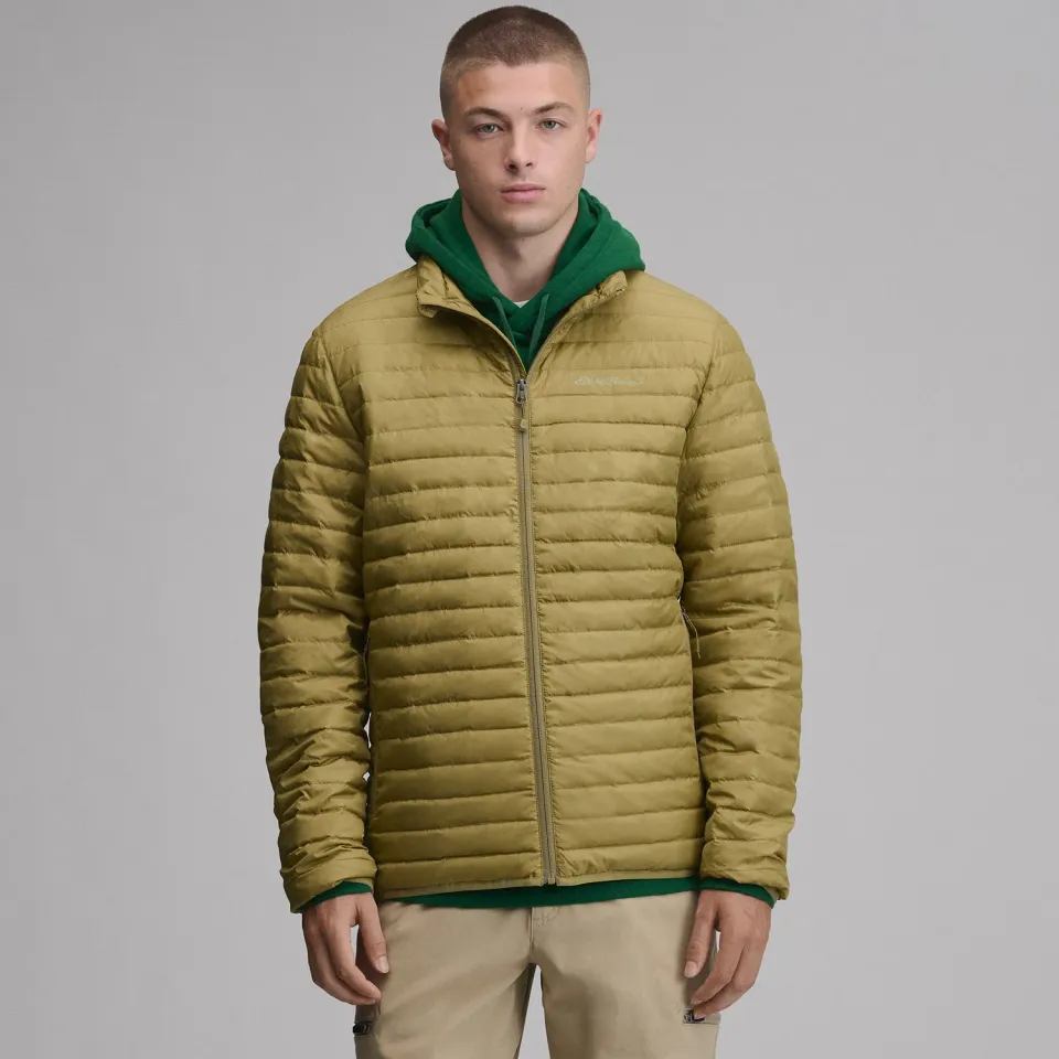 Eddie Bauer Microlight Down geaca puf Antique Pine usoara