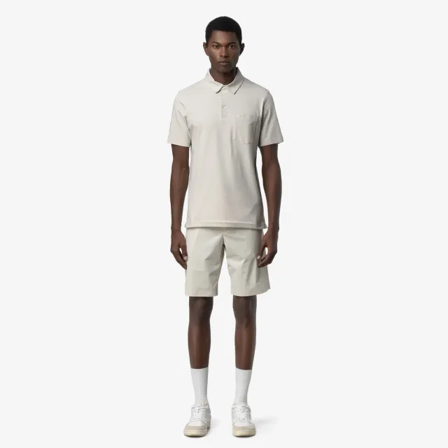 K-Way Vanoine Light Stretch Jersey polo barbati bej deschis