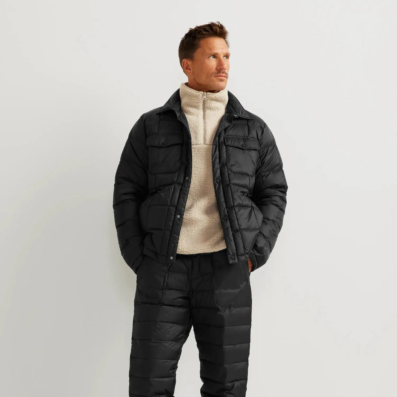 Eddie Bauer CirrusLite Down geaca-camasa Storm calduroasa