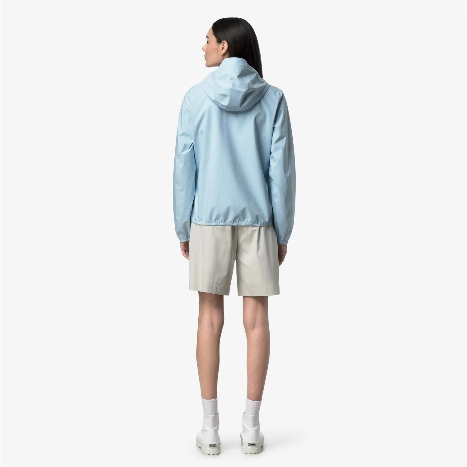 K-Way Lil 2.0 Stretch Dot geacă damă Blue Dream impermeabilă