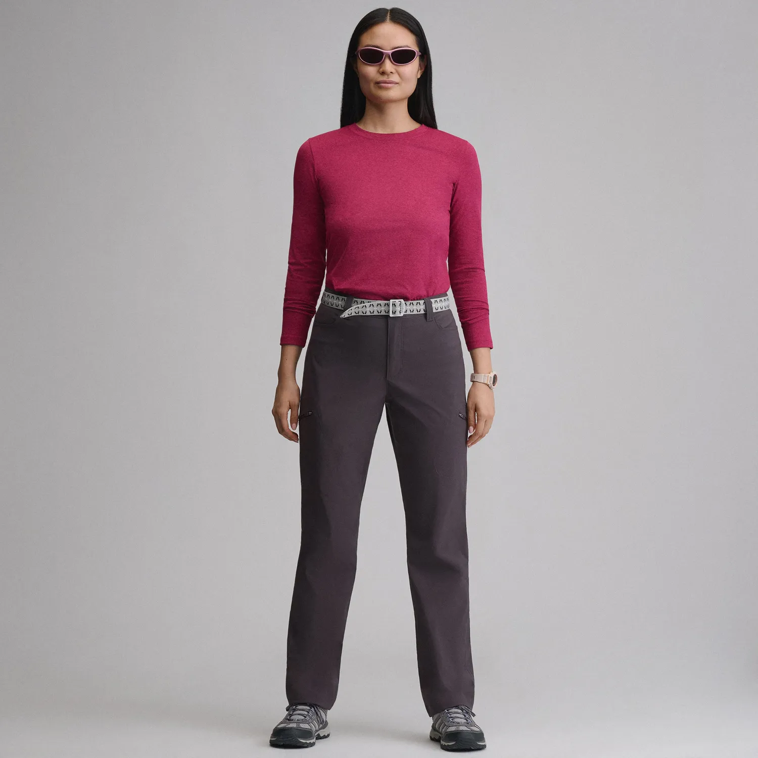 Eddie Bauer Guide Pro High Rise pantaloni dama negri