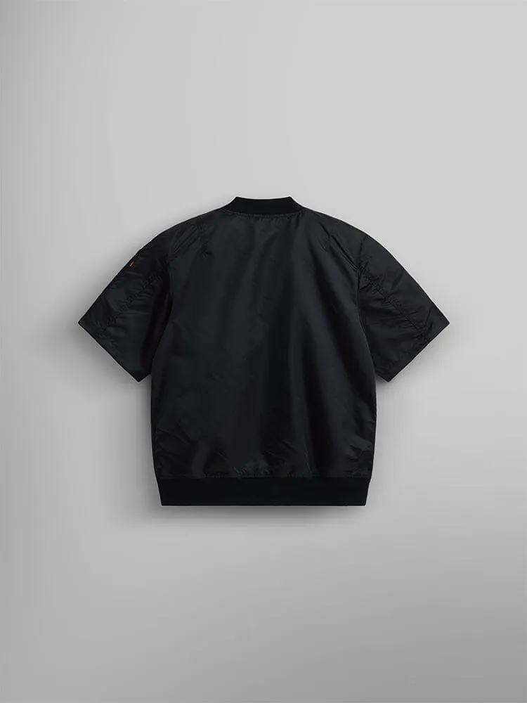 Alpha Industries L-2B geaca bomber maneca scurta neagra