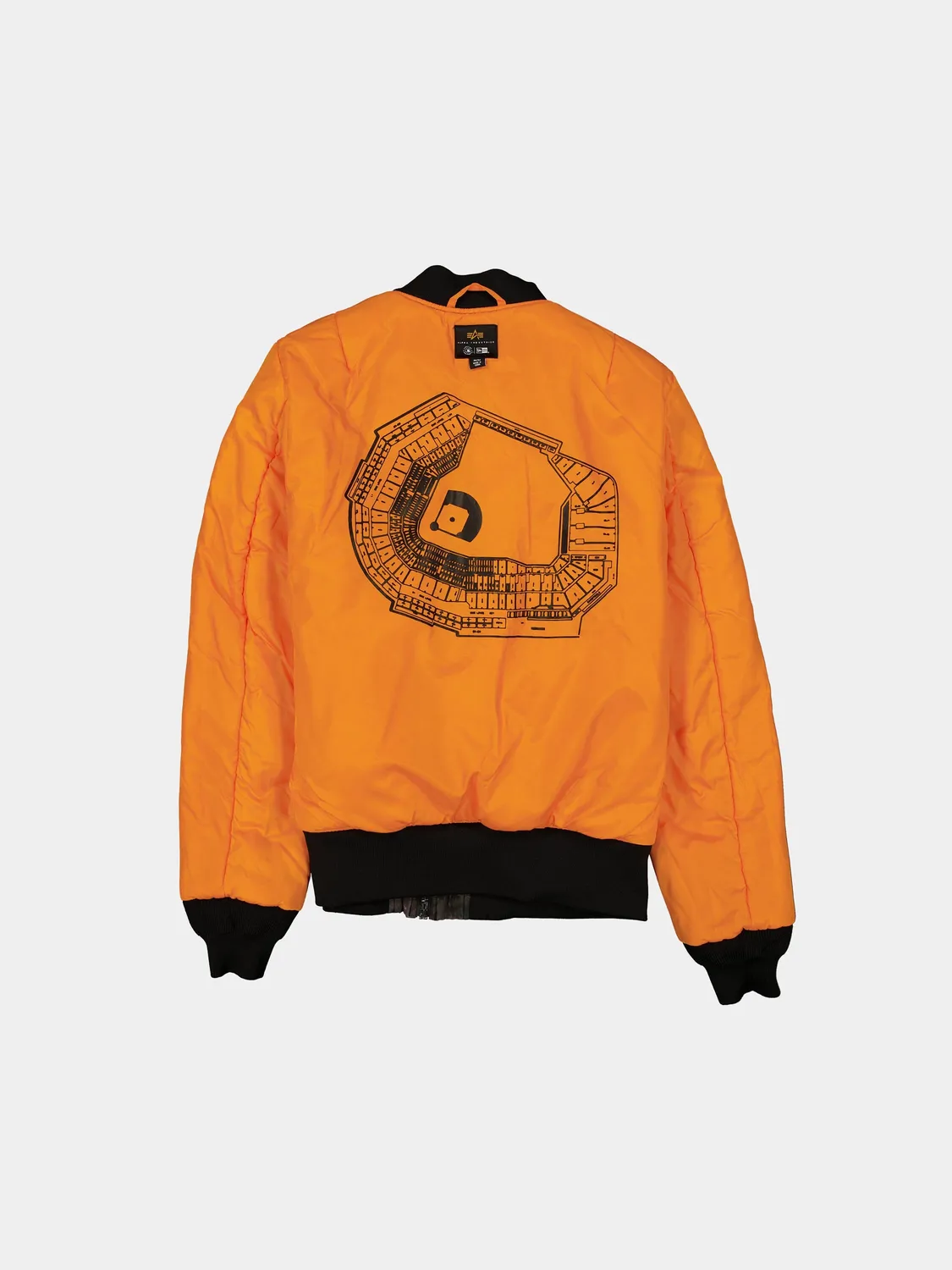 Alpha Industries MA-1 Boston Red Sox bomber negru reversibil
