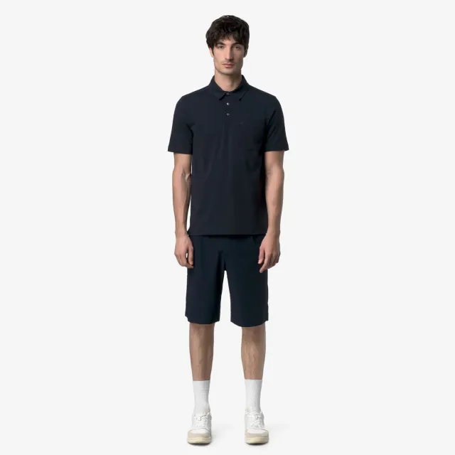 K-Way Vanoine Light Stretch Jersey polo barbati albastru