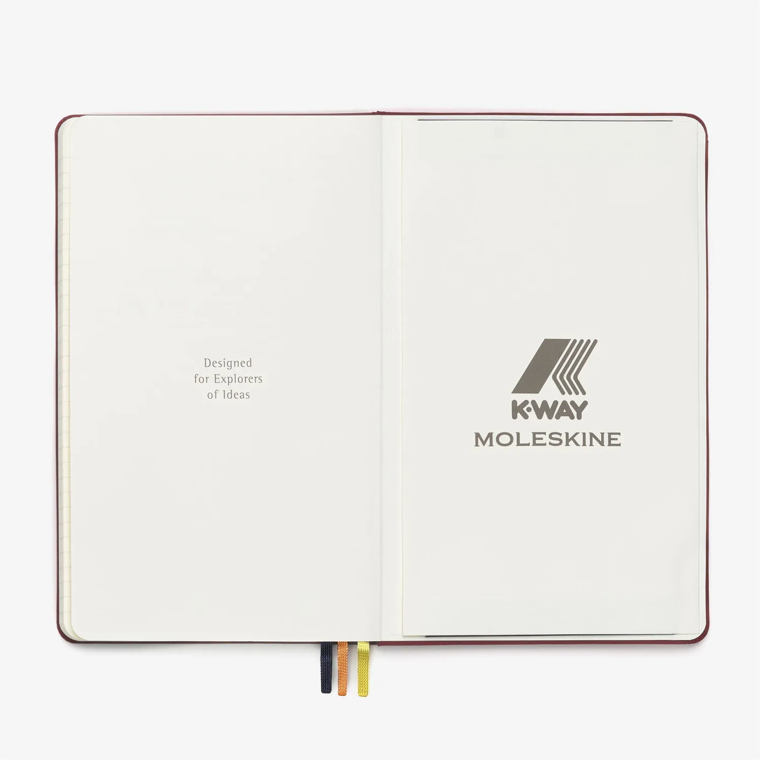 K-Way Moleskine carnețel roșu Red Syrah hârtie ivory