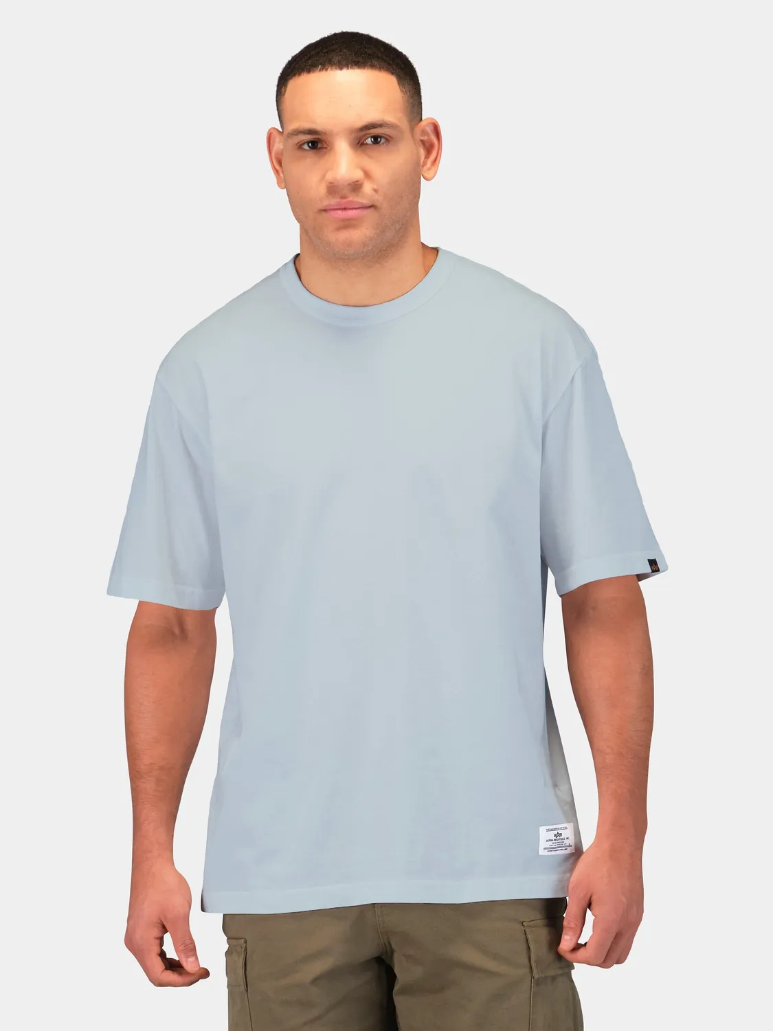 Alpha Industries Relaxed tricou unisex negru bumbac