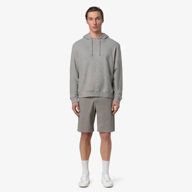 K-Way Lorly Linen Blend hanorac gri bumbac-in
