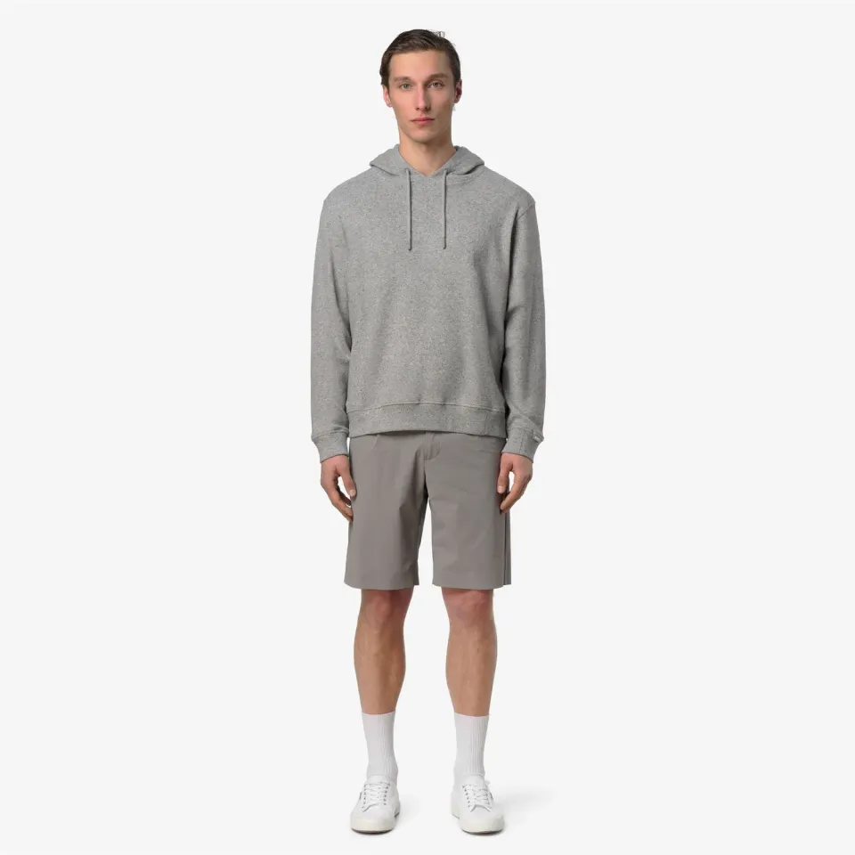 K-Way Lorly Linen Blend hanorac gri bumbac-in