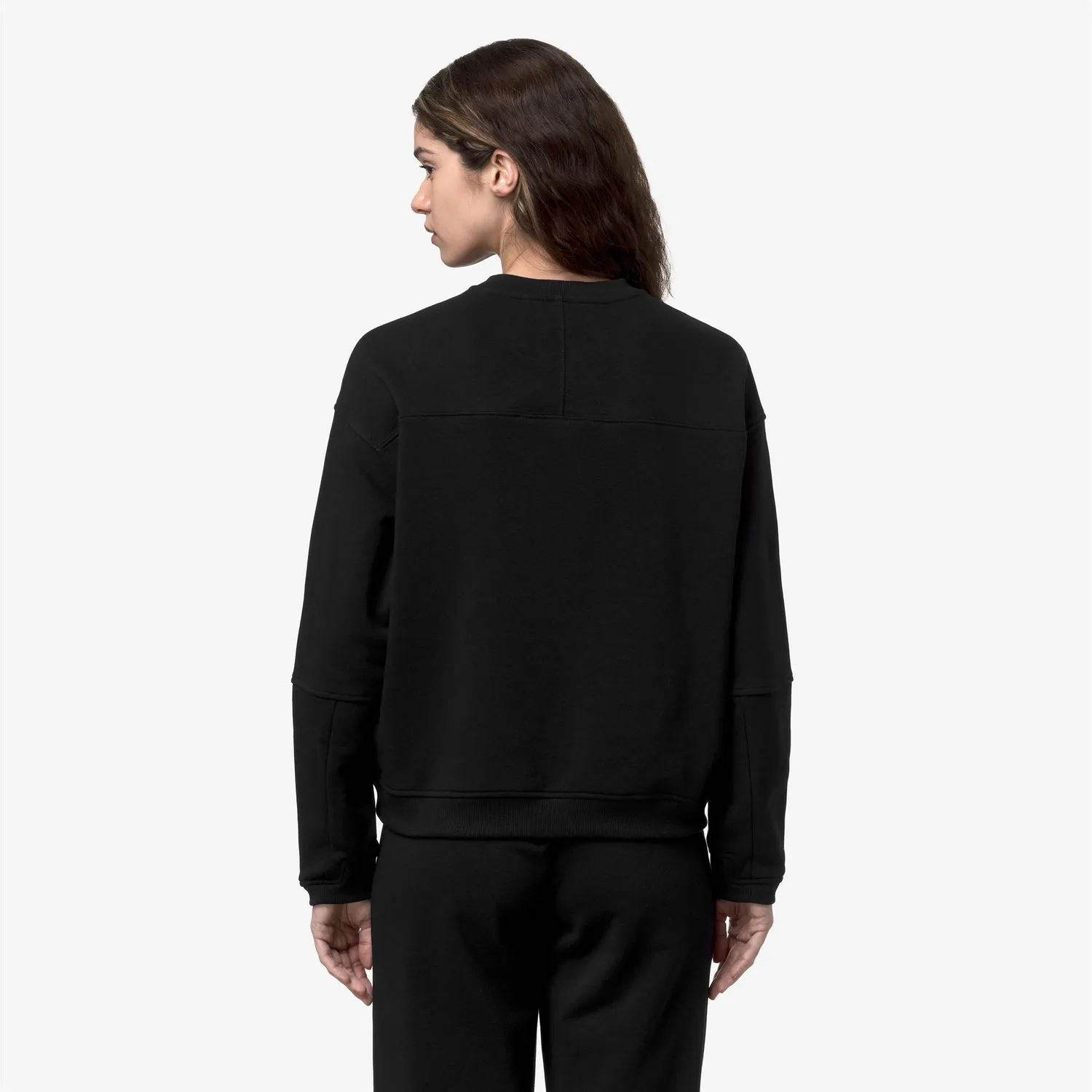 K-Way Noella Poly Cotton bluza negru dama calduroasa