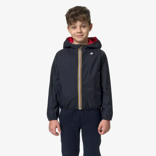 K-Way Jake Plus.2 Double geaca baieti albastru reversibila