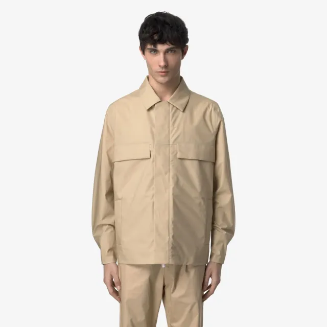 K-Way Orion 3L Poplin geacă bărbați bej XS-3XL