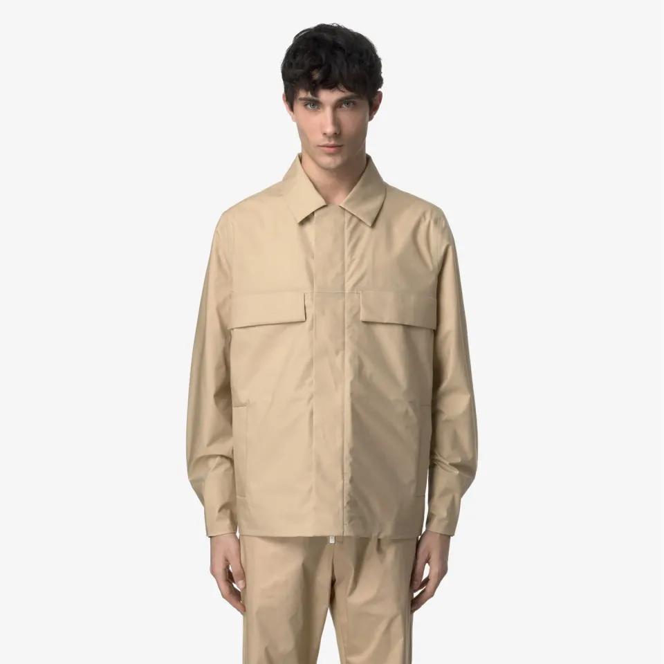K-Way Orion 3L Poplin geacă bărbați bej XS-3XL