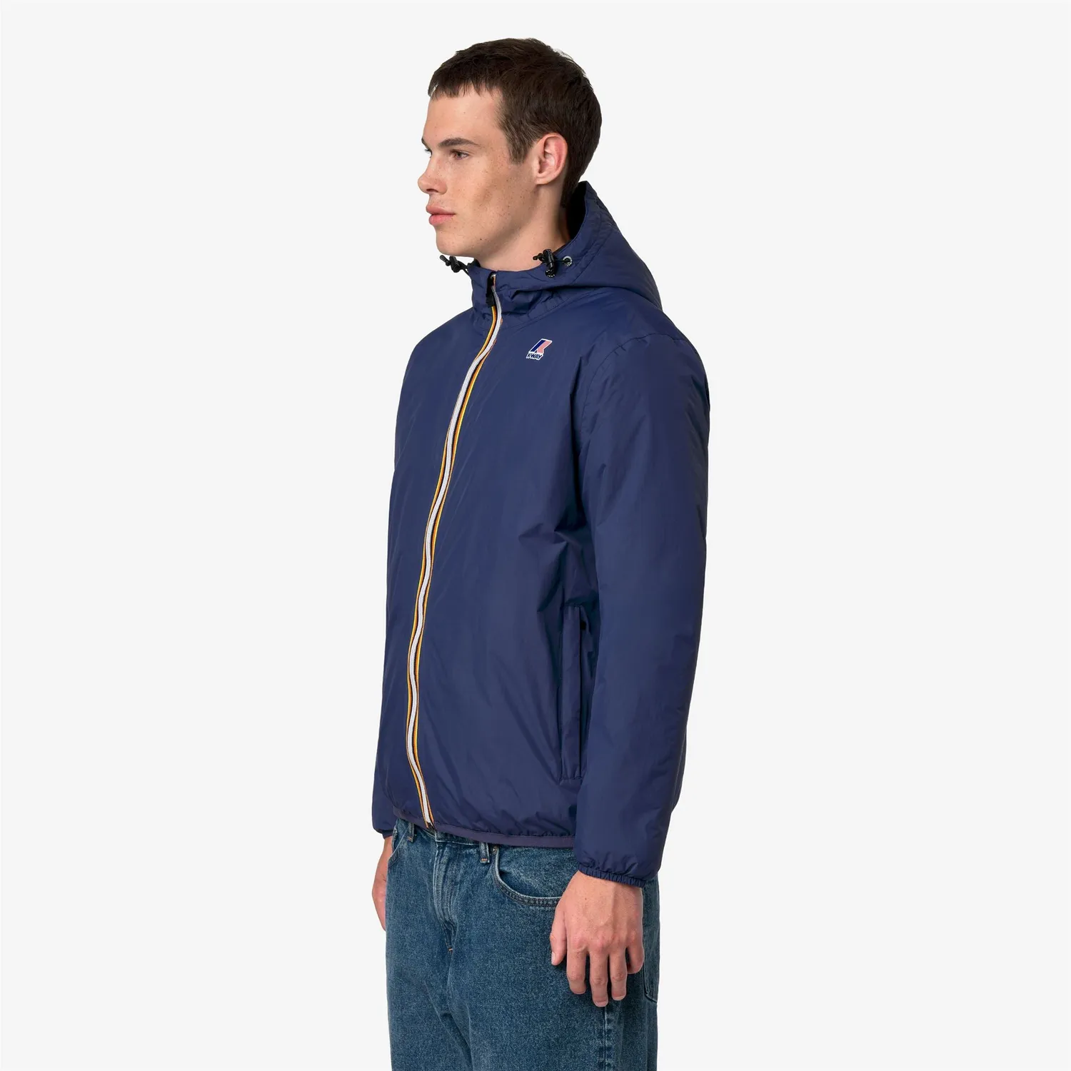 K-Way Le Vrai 4.0 Claude Warm geaca Blue Deep Cobalt