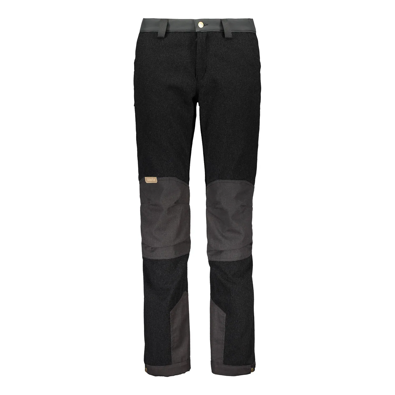 Sasta Sara Wool pantaloni dama negri lana groasa