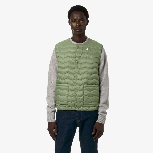 K-Way Valty Quilted Warm vestă bărbați verde salvie