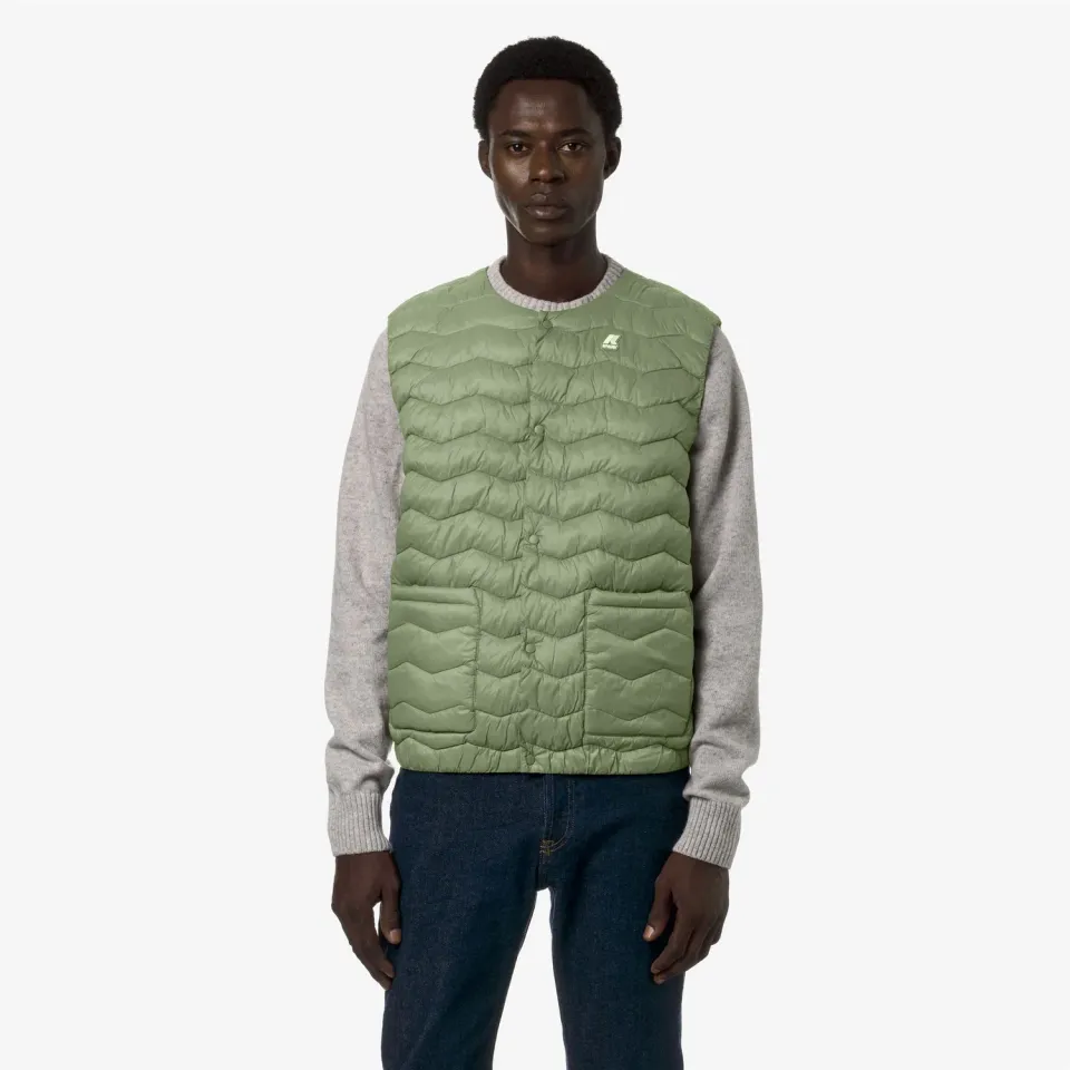 K-Way Valty Quilted Warm vestă bărbați verde salvie