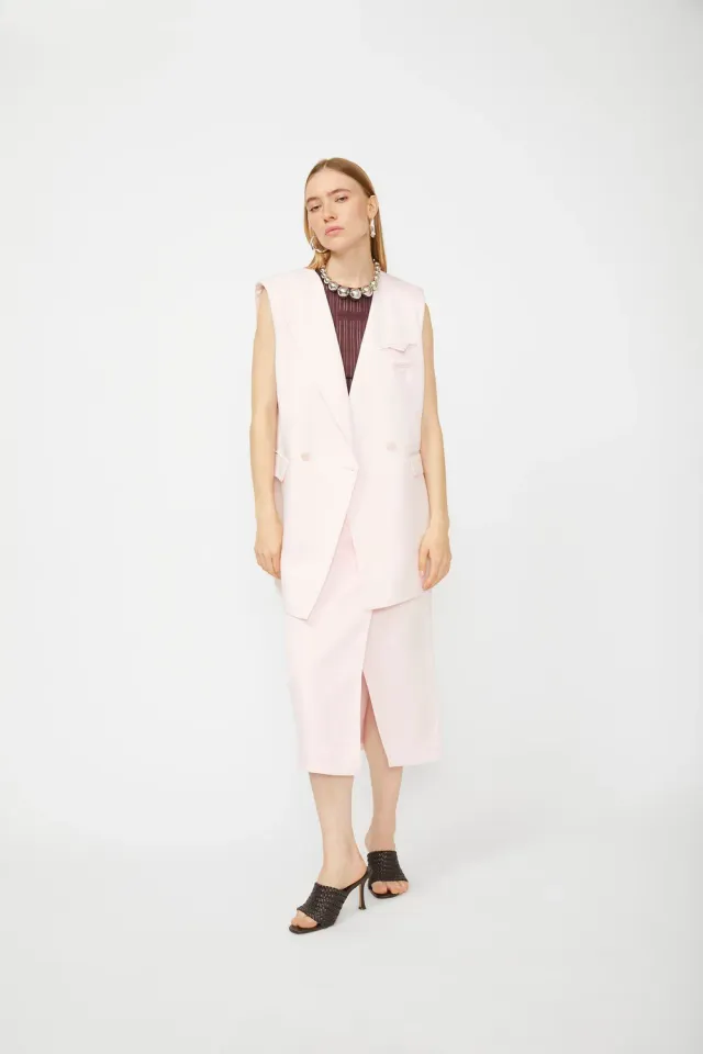 Isabelle Blanche Blazer sacou damă bleumarin in-acetat