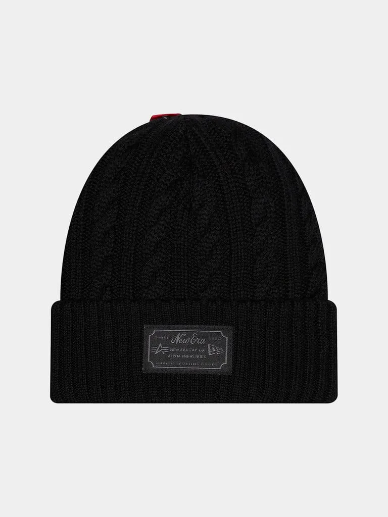 Alpha Industries Eagles x New Era căciulă Teal lână merinos
