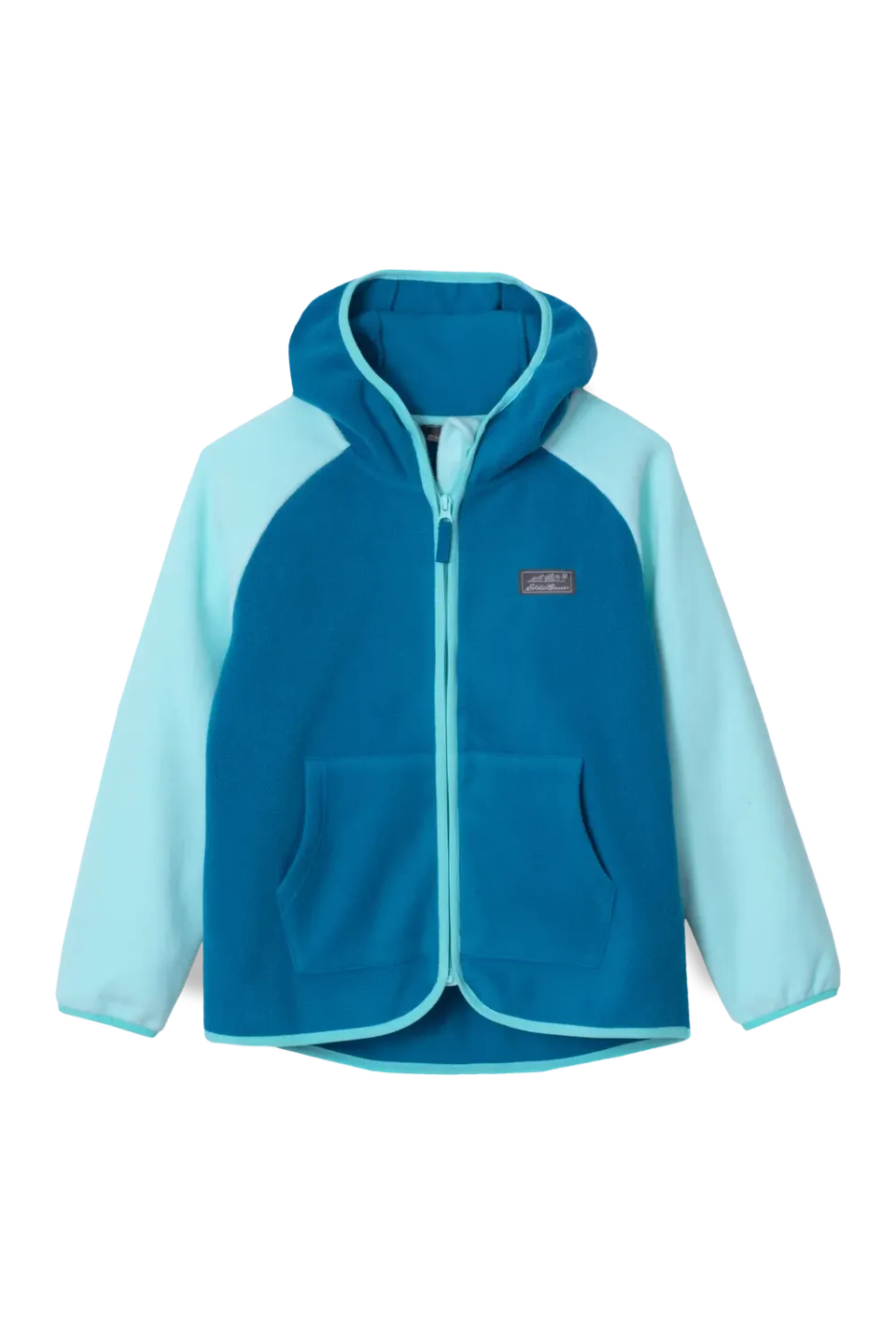 Eddie Bauer Quest geaca fleece fete Aqua cu gluga plusata