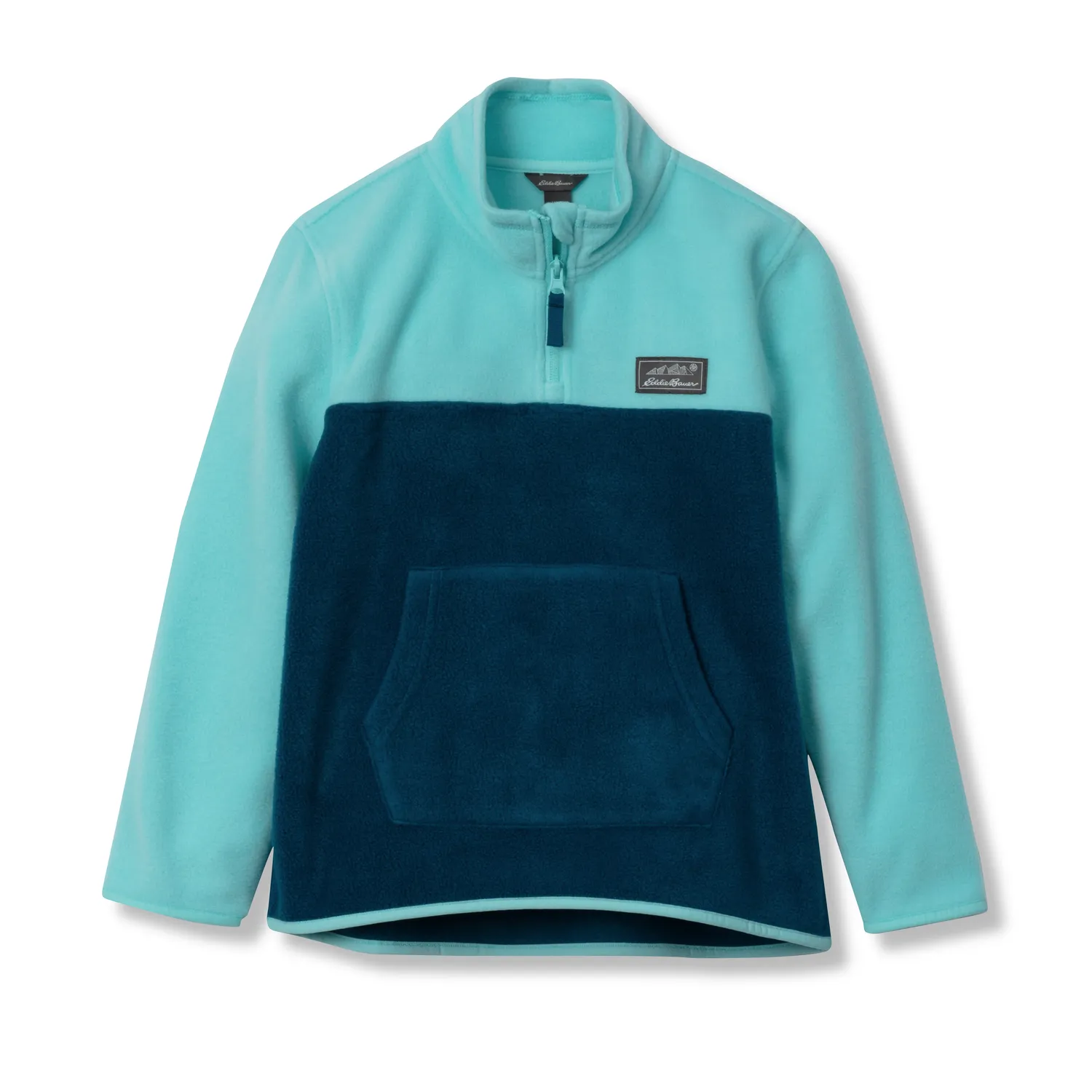 Eddie Bauer Quest Fleece 1/4-Zip bluză polar fete Aqua