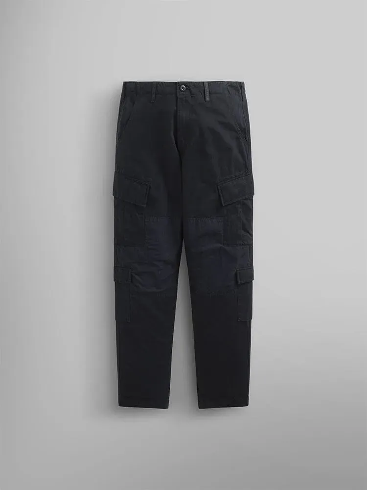 Alpha Industries ACU pantaloni cargo negri bumbac