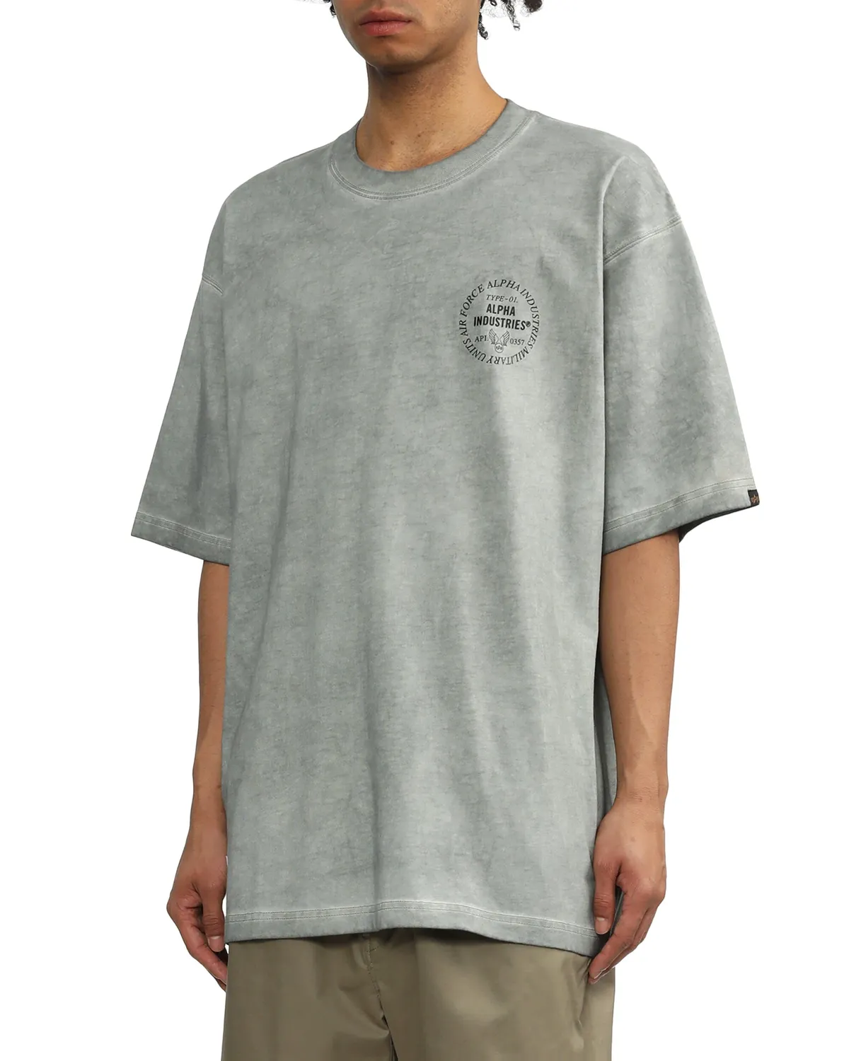 Alpha Industries UNFRM Type-01 tricou gri bumbac