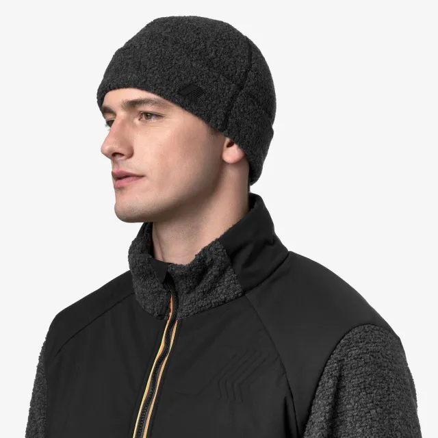 K-Way Semnos W Polar K6133FW caciula negru lana