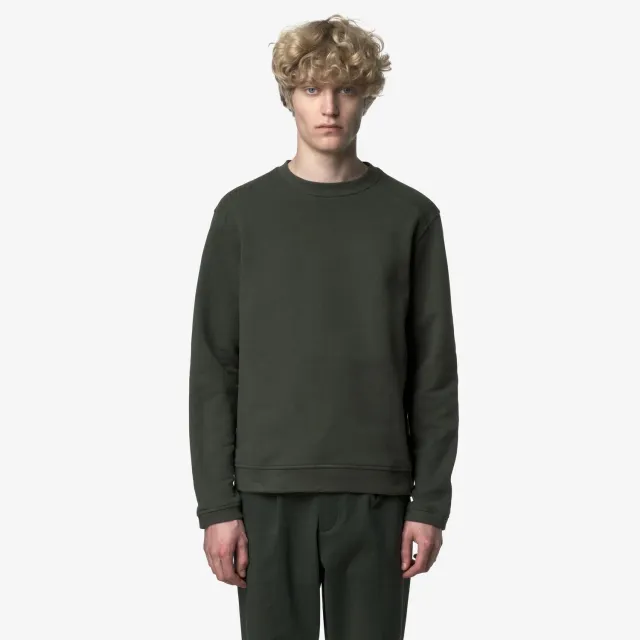 K-Way Perruel Cotton Cashmere hanorac barbati verde bumbac