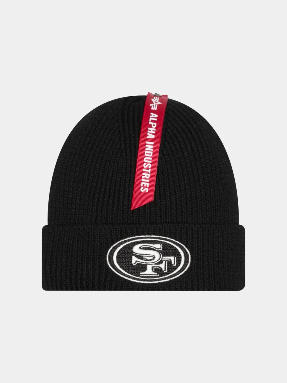 Alpha Industries 49ers x New Era caciula neagra merinos