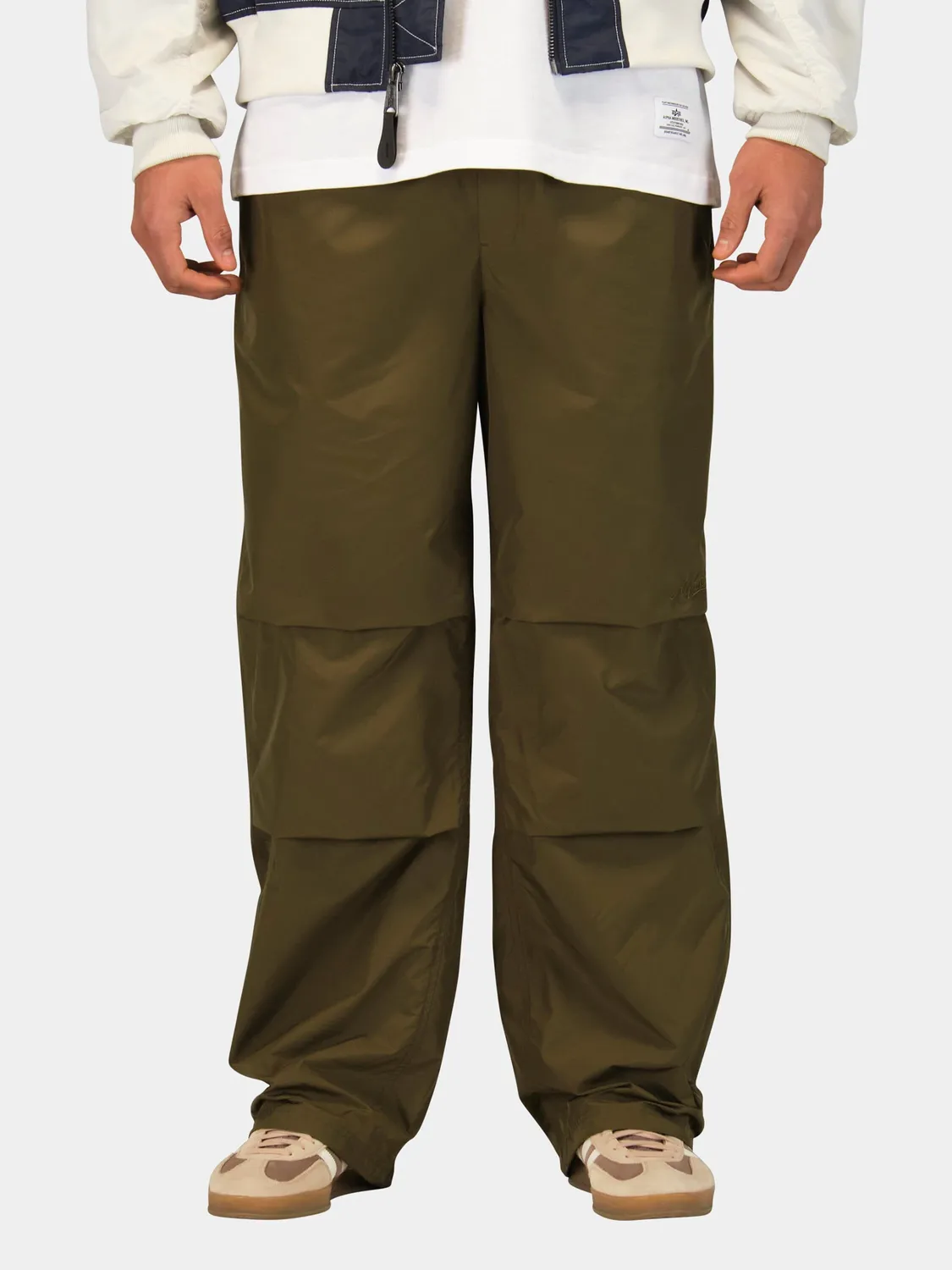 Alpha Industries Relaxed Parachute Pant pantaloni negri