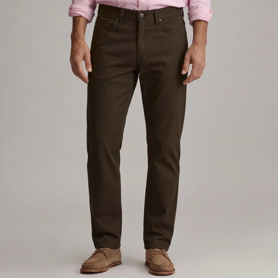 Eddie Bauer Eddie's Corduroy pantaloni bărbați catifea maro